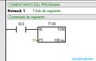 Resolución de 100ms en temporizadores MicroWin.