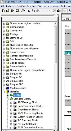 Encontrar las funciones en el árbol del proyecto