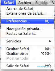 Bloquear pantalla en Mac: Preferencias del sistema.