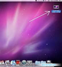 Captura de pantalla en Mac: se guarda la imagen en el escritorio.