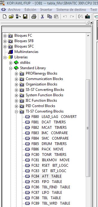 Árbol del proyecto donde ecncontrar las funciones de Standard Library.