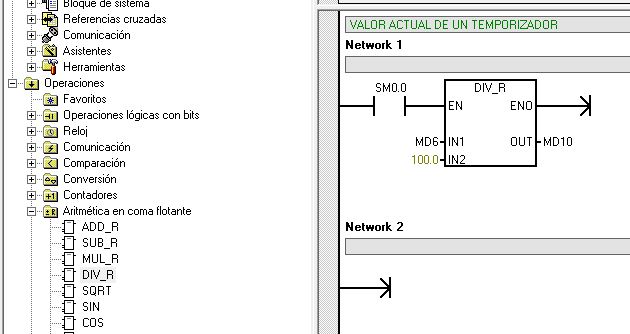 Dividir el dato de tipo Real entre una constante 100.