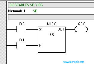 Set Reset en programación S7-200 utilización y desarrollo.