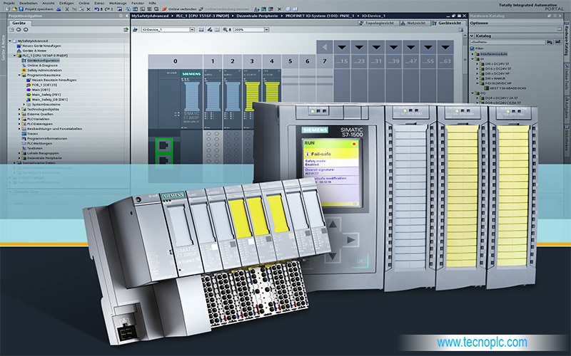 Software TIA Portal: Integración del S7-1500 para control de procesos.