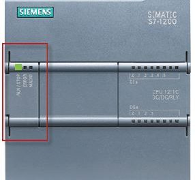 Cómo cambiar de RUN a STOP en S7-1200.