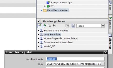 Librería de proyecto en TIA Portal.