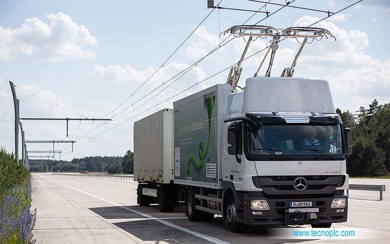 Camión cero emisiones con tecnología Siemens.