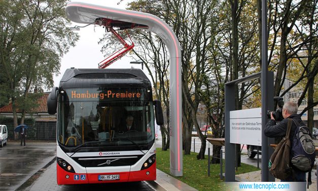 Autobús híbrido que se carga en 6 minutos.