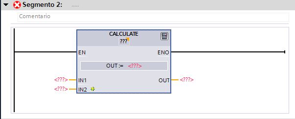 Insertar la función Calculate en el segmento.