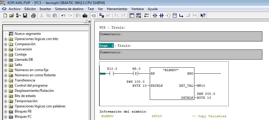 Ejemplo para permitir la coherencia de datos entre origen y destino.