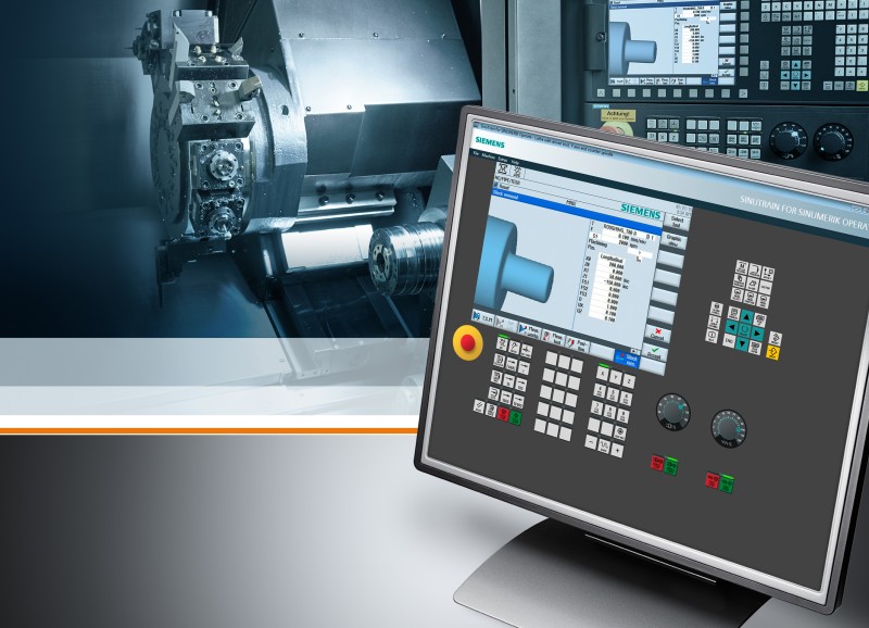 Software de programación CNC Sinutrain de Siemens.