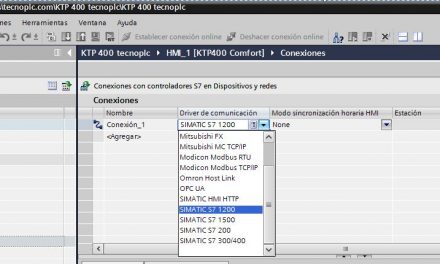 Conexiones WinCC Flexible para comunicación PLC y HMI