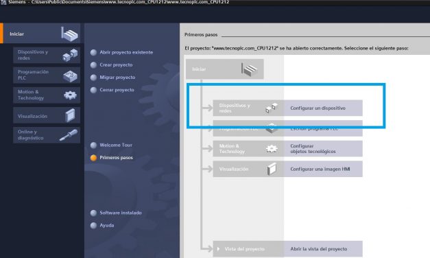 Proyecto TIA Portal para CPU 1212 desde cero