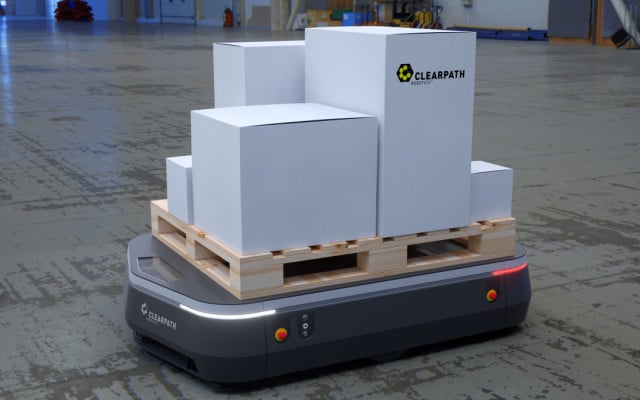 OTTO para utilizar como robot plataforma en el transporte de materiales.