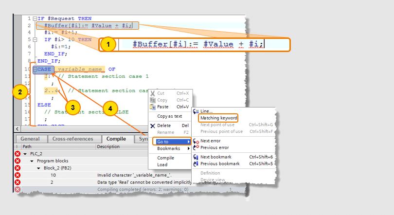 Descripciones SCL TIA Portal como ayuda en programación avanzada