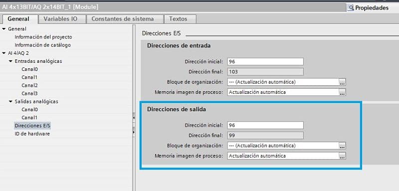 Otro tipo de señales analógicas en TIA Portal