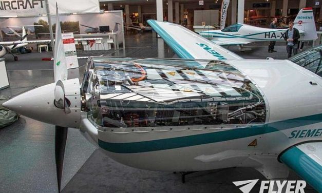 Avión eléctrico con sistema de propulsión Siemens