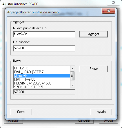 Rellenar campos para nuevo punto de acceso.