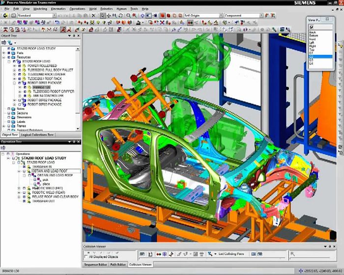 Simulación de procesos mediante el software.