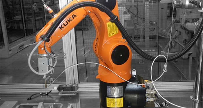 Soldadura automatizada con Robot KUKA.