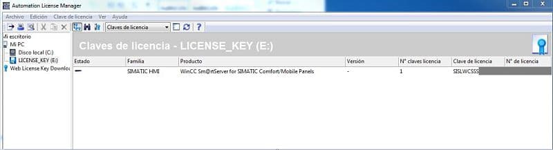 Detectar la licencia smart server dentro del USB.