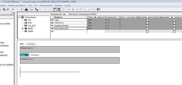 FB Step 7 : cómo crear una Función FB con datos multiinstancia Step 7