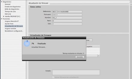 Actualizar Firmware V4.0 de CPU S7-1200 que tiene Firmware V4.1