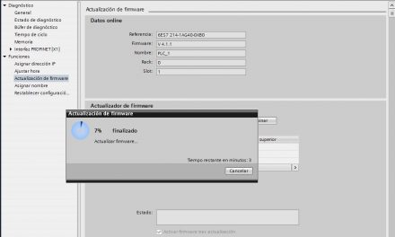 Actualizar Firmware V4.1 de CPU S7-1200 que tiene Firmware V4.0.