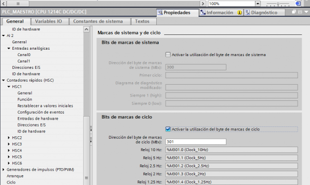 Marca de ciclo TIA Portal para usar bits de intermitencia