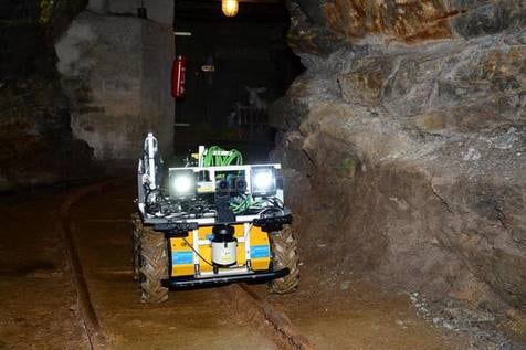 Robots utilizados en minería trabajan en ambientes duros.