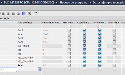 Añadir datos a DB ya creado en TIA Portal