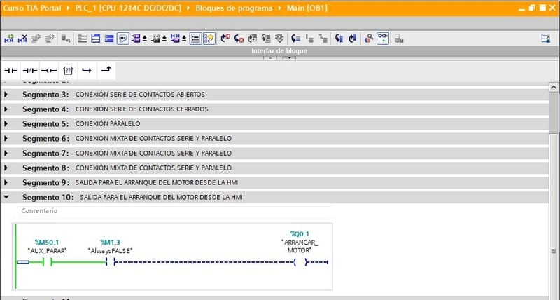 Utilización del bit Always False en TIA Portal