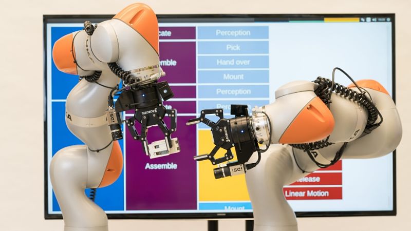 Siemens desarrolla robots para fabricación de componentes.