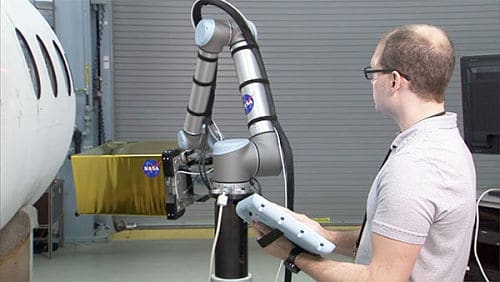 Los sistemas de seguridad de los robots UR ayudan en la inspección robótica.