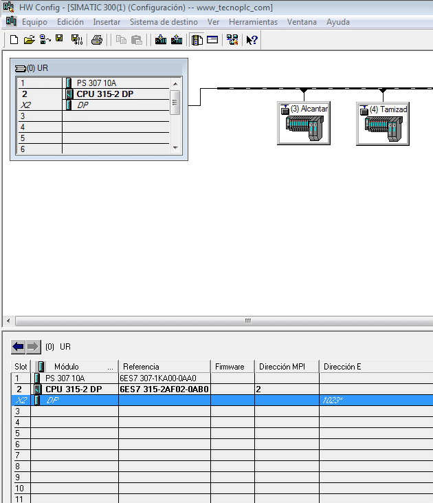 Dirección de diagnóstico del maestro DP en un proyecto.