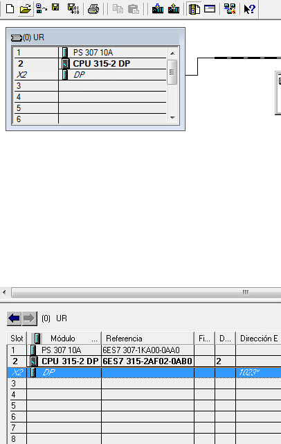 Cambiar dirección de diagnóstico en Hardware en Step7