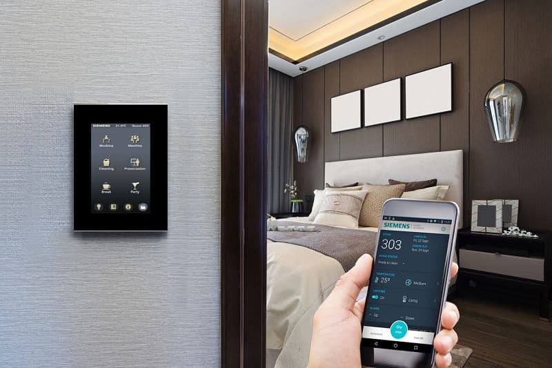 Smart hotel Siemens para control de estancias de un hotel