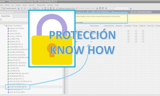 Proteger bloques Know How en proyecto TIA Portal