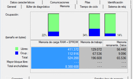 Tipos de memoria en PLC en el software Step 7.