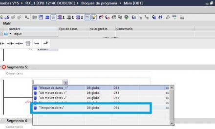 Temporizadores en TIA Portal utilización y declaración