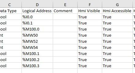 Exportar variables a Excel desde una tabla en TIA Portal