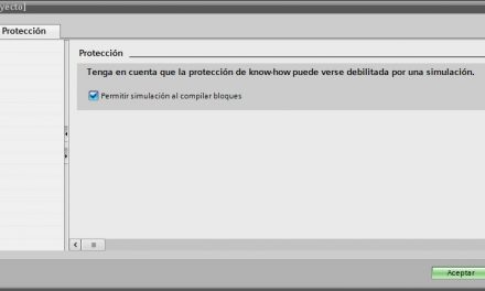 Permitir simulación de SCL en TIA Portal