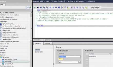 Crear Script en HMI TIA Portal: iniciación