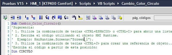 Definir variable dentro del Script