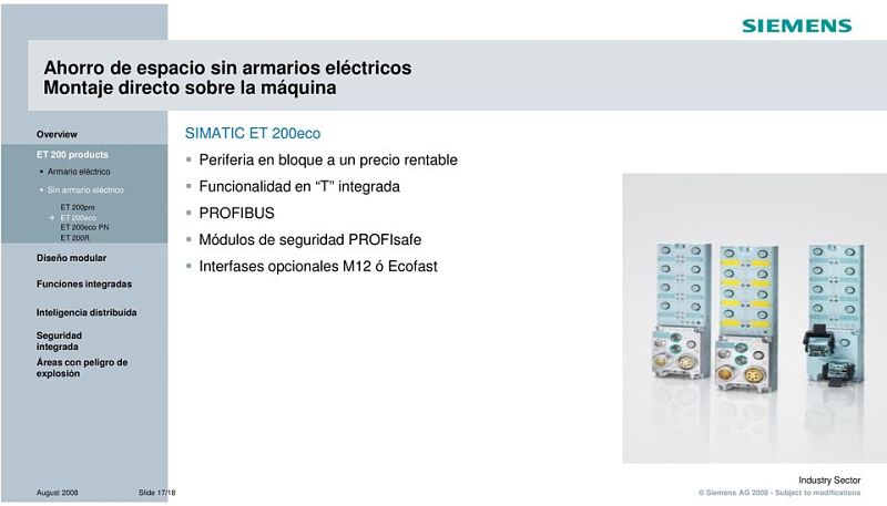 Funcionalidad integrada modular