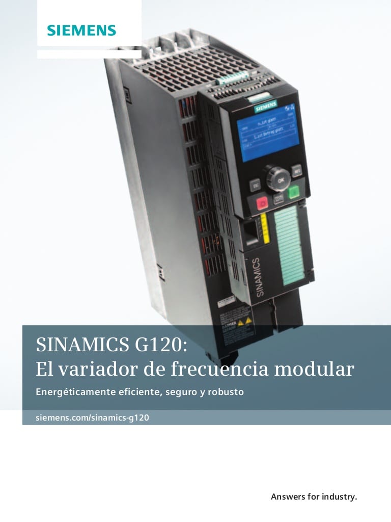 Variador de frecuencia de la serie G Siemens y test de aceptación de seguridad.