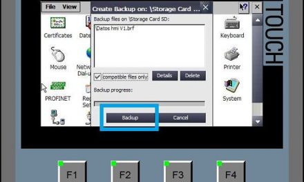 Backup programa HMI TIA Portal para guardar en tarjeta SD