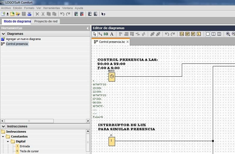 Componentes Software utilizados en el proyecto control presencia LOGO 8