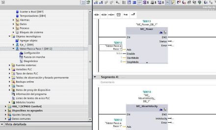 Motor paso a paso en TIA Portal control tren de pulsos PTO