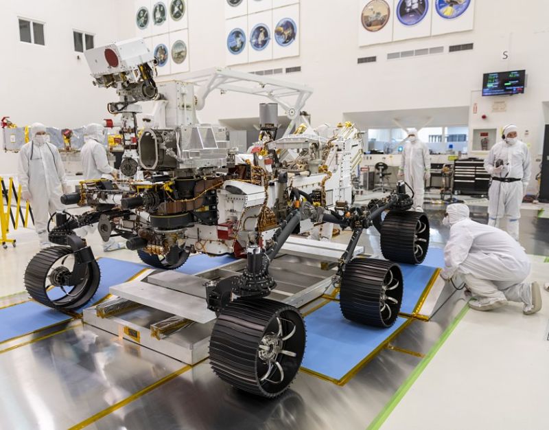 Rover Perseverance de la NASA estudio y preparación al detalle